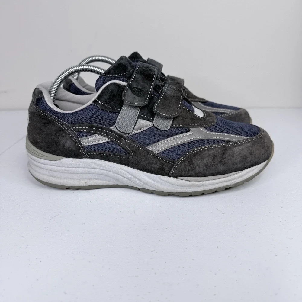 SAS Men's Journey JV Mesh Blue Suede Sneakers Shoes Size 9M Made in USA